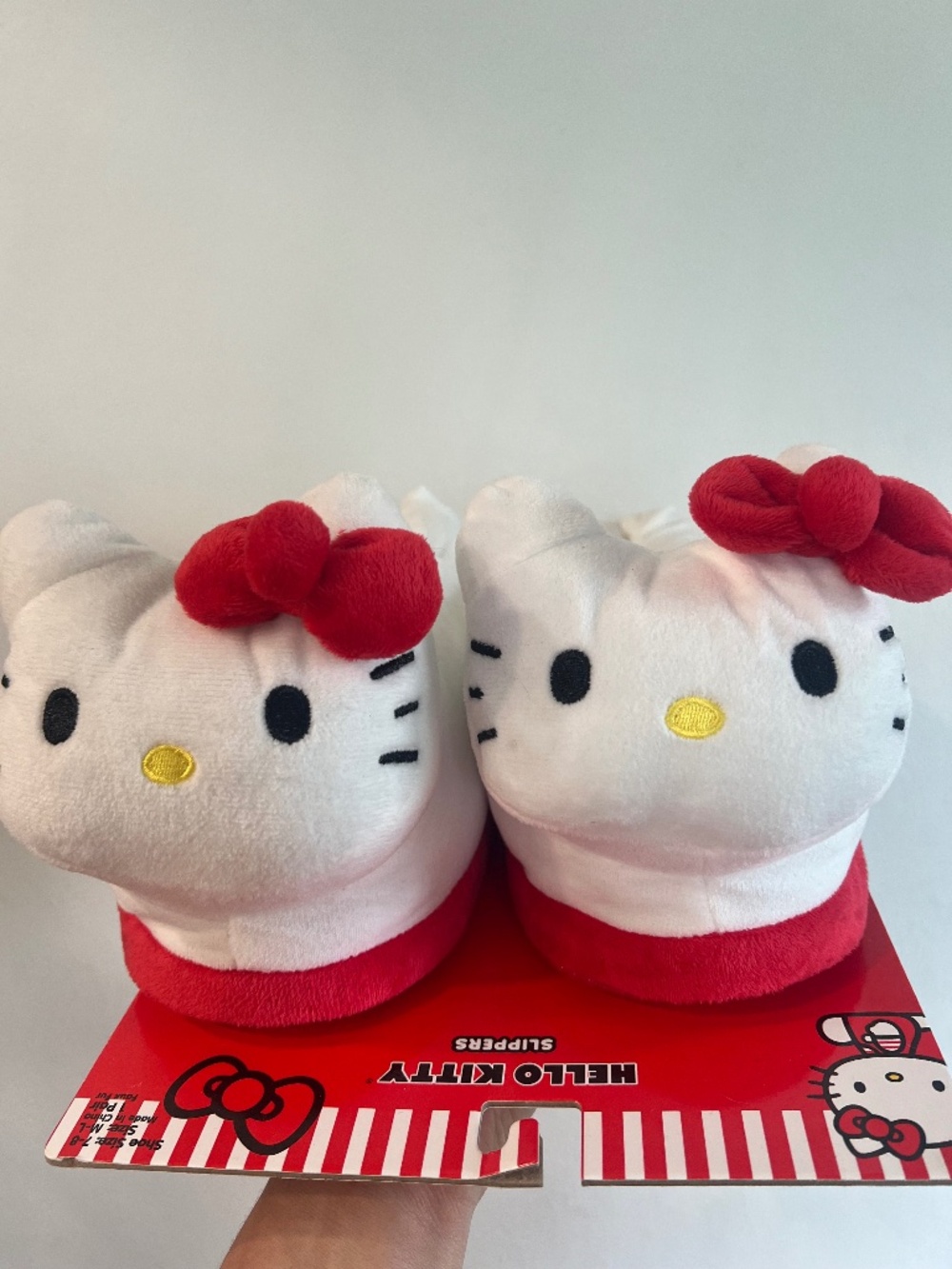 Hello Kitty Plush Slippers